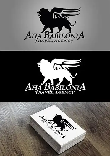 AHA Babilonia Logo Design