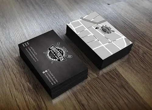 Brothers Bar BBQ Business Card