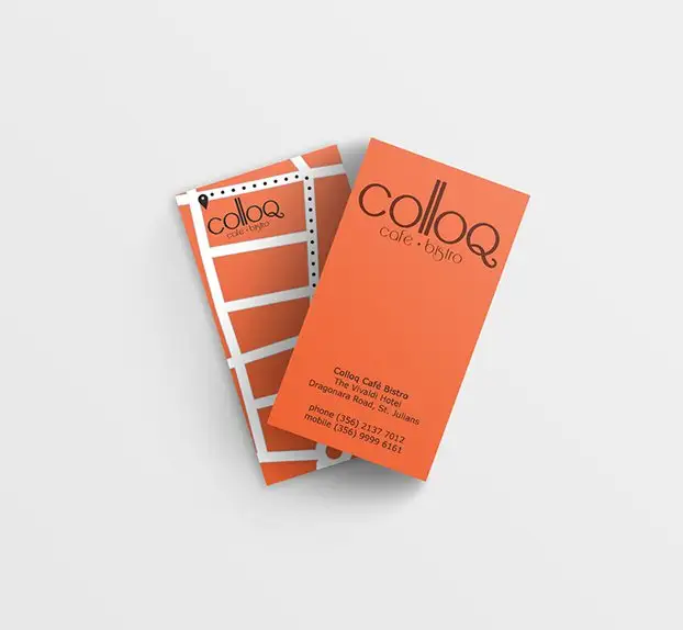 Colloq Cafe Bistro Business Card
