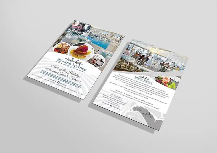 Spinola Terrace Restaurant Flyer